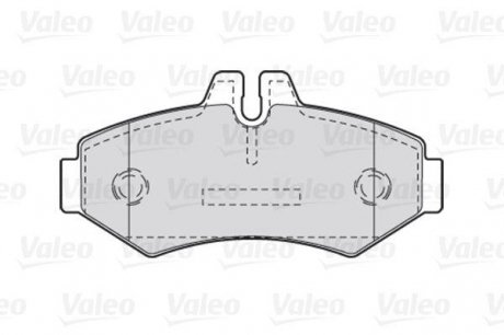 Комплект тормозных колодок Valeo 301300 (фото 1)