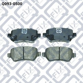 КОЛОДКИ ТОРМ ЗАДН ДИСК Q-FIX Q093-0500 (фото 1)