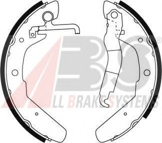Гальмівні колодки зад. Transporter/Multivan/Vanagon/Caravelle/Campmobile 79-92 A.B.S. 8801 (фото 1)