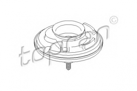 Тарелка пружины передней TOPRAN / HANS PRIES 108299 (фото 1)