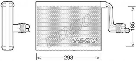 Испаритель, кондиціонер DENSO DEV05002 (фото 1)