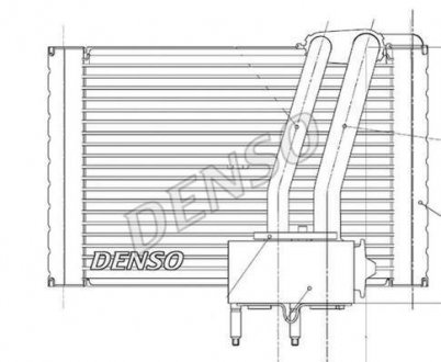 Испаритель, кондиционер DENSO DEV07005 (фото 1)