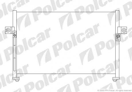 Радиаторы кондиционера Polcar 4062K8C2 (фото 1)