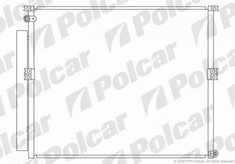 Радиаторы кондиционера Polcar 8178K8C1 (фото 1)
