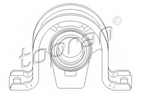 Підвіска, карданного валу TOPRAN / HANS PRIES 111 462 (фото 1)