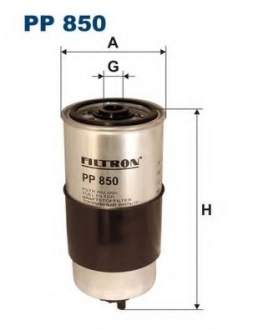 PP 850 фильтр топливный FILTRON PP850 (фото 1)