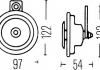 Звуковой сигнал HELLA 3AL 002 952-871 (фото 1)