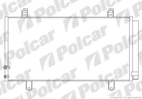 РАДИАТОР КОНДИЦИОНЕРА Polcar 81E2K81K (фото 1)