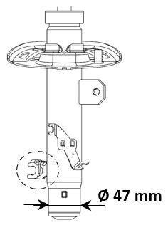 Амортизатор газомасляний KYB 3338012 (фото 1)