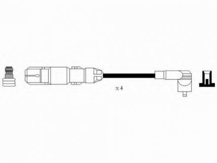 Комплект проводов зажигания NGK 7061 (фото 1)