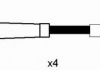 Комплект проводов зажигания NGK 8183 (фото 1)