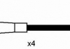 Комплект проводов зажигания NGK 8234 (фото 1)