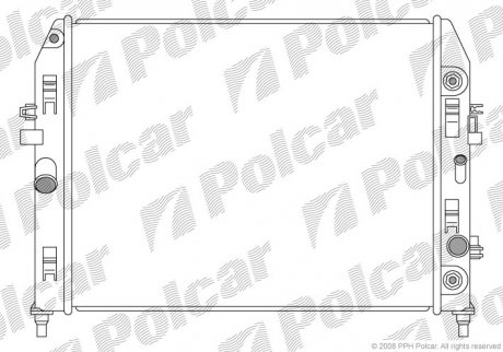 Радиаторы охлаждения Polcar 4526082K (фото 1)