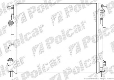 Радиаторы охлаждения Polcar 601508A5 (фото 1)