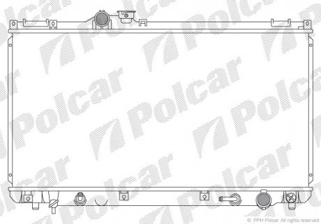 Радиаторы охлаждения Polcar 801008-1 (фото 1)