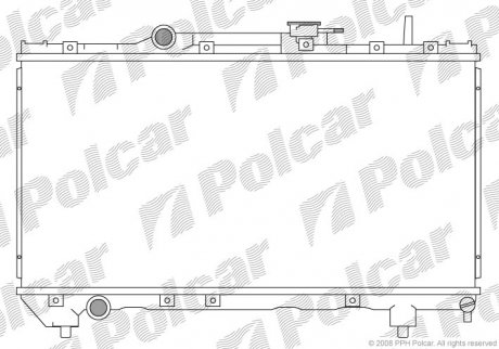 Радиаторы охлаждения Polcar 812208-1 (фото 1)