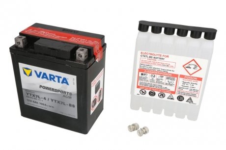 Акумулятор VARTA YTX7L-BS VARTA FUN (фото 1)