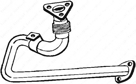 Труба выхлопного газа BOSAL 785-039 (фото 1)