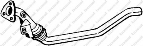 Глушник передній AUDI A4 04-09 BOSAL 800-055 (фото 1)