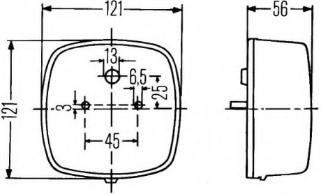 Задній ліхтар 2SE002 578-707 HELLA 2SE 002 578-707 (фото 1)