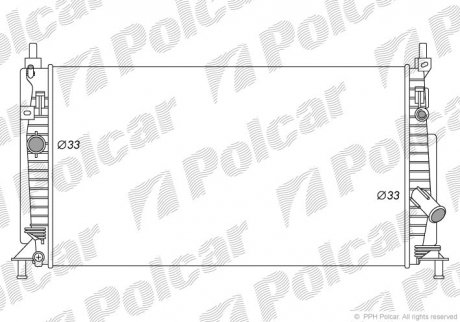 Радиаторы охлаждения Polcar 4542081 (фото 1)