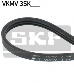 Поликлиновой ремінь SKF VKMV 3SK863 (фото 1)