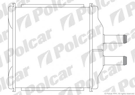Радиаторы обогрева Polcar 2500N8-1 (фото 1)