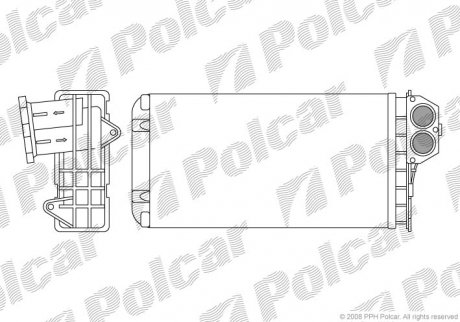 Радиаторы обогрева Polcar 5723N8-1 (фото 1)