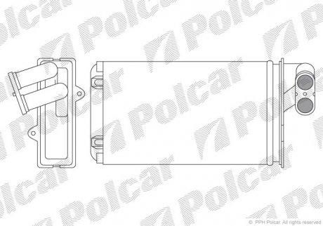 Радиаторы обогрева Polcar 5745N8-2 (фото 1)