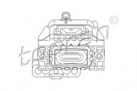 Подвеска, двигатель TOPRAN / HANS PRIES 110 757 (фото 1)