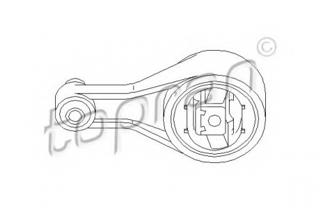 Подвеска, двигатель TOPRAN / HANS PRIES 700 322 (фото 1)