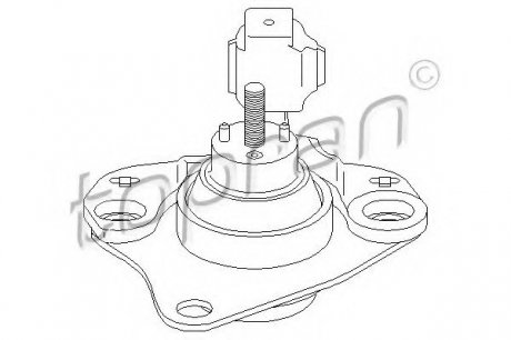 Подвеска, двигатель TOPRAN / HANS PRIES 700 327 (фото 1)