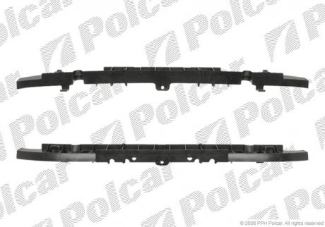 Підсилювач бамперу Peugeot 407, 2004- Polcar 57480714 (фото 1)