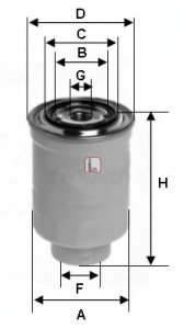 Топливный фильтр SOFIMA S 1410 NR (фото 1)