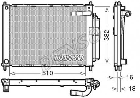 Модуль охлаждения DENSO DRM46101 (фото 1)