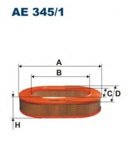 Воздушный фильтр FILTRON AE345/1 (фото 1)