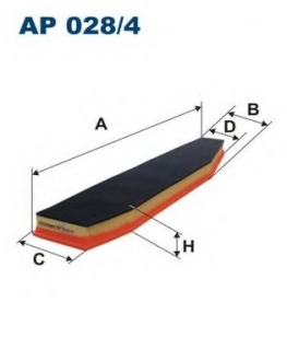 Фільтр повітря FILTRON AP028/4 (фото 1)