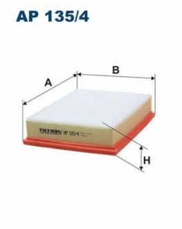 Фільтр повітря FILTRON AP135/4 (фото 1)