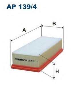 Фільтр повітря FILTRON AP139/4 (фото 1)