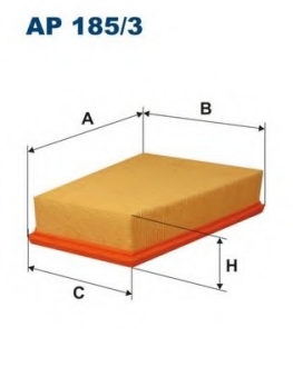 Фільтр повітря FILTRON AP185/3 (фото 1)