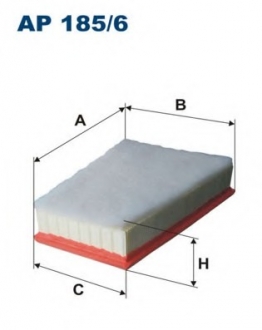 Фільтр повітря FILTRON AP185/6 (фото 1)