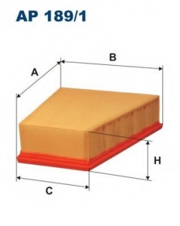 Воздушный фильтр FILTRON AP189/1 (фото 1)