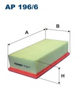 Воздушный фильтр FILTRON AP196/6 (фото 1)