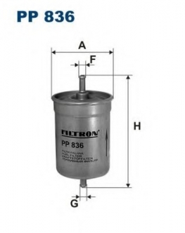 Топливный фильтр FILTRON PP836/3 (фото 1)