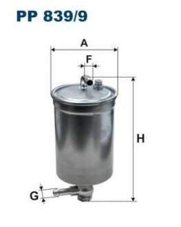Фільтр палива FILTRON PP839/9 (фото 1)