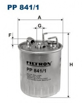 Топливный фильтр FILTRON PP841/1 (фото 1)