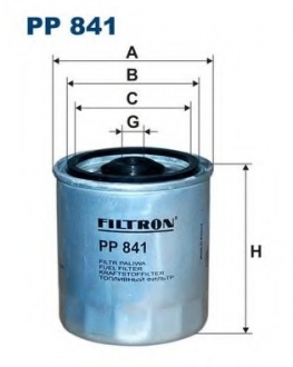 Топливный фильтр FILTRON PP841/3 (фото 1)