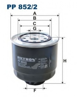 Топливный фильтр FILTRON PP852/2 (фото 1)