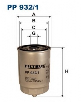 Топливный фильтр FILTRON PP932/1 (фото 1)