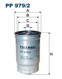 Топливный фильтр FILTRON PP979/2 (фото 1)